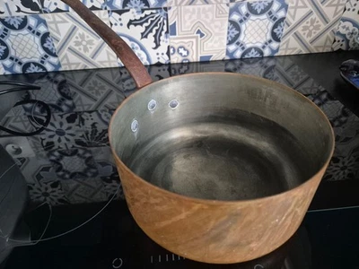 LES CUIVRES DE FAUCOGNEY - CASSEROLE DIAMÈTRE 20 CM - HAUTEUR 10 CM - Photo 1/4