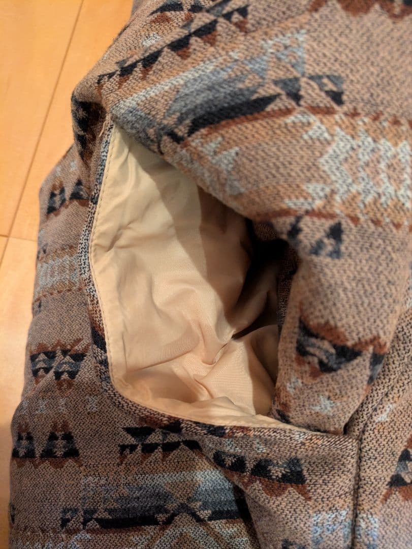 Pendleton x Beams Native Pattern Down Vest M Ligh… - image 12