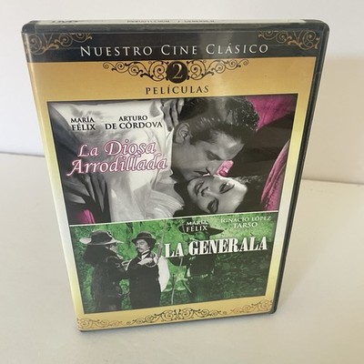 MARIA FELIX La Diosa Arrodillada (1947) y La Generala (1971) DVD - FREE SHIPPING