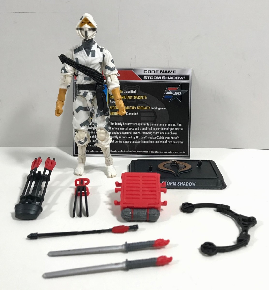 GIjoe classic collection 極地戦装備 GI Joe 50th Anniversary Storm Shadow loose figure 2015 Classic