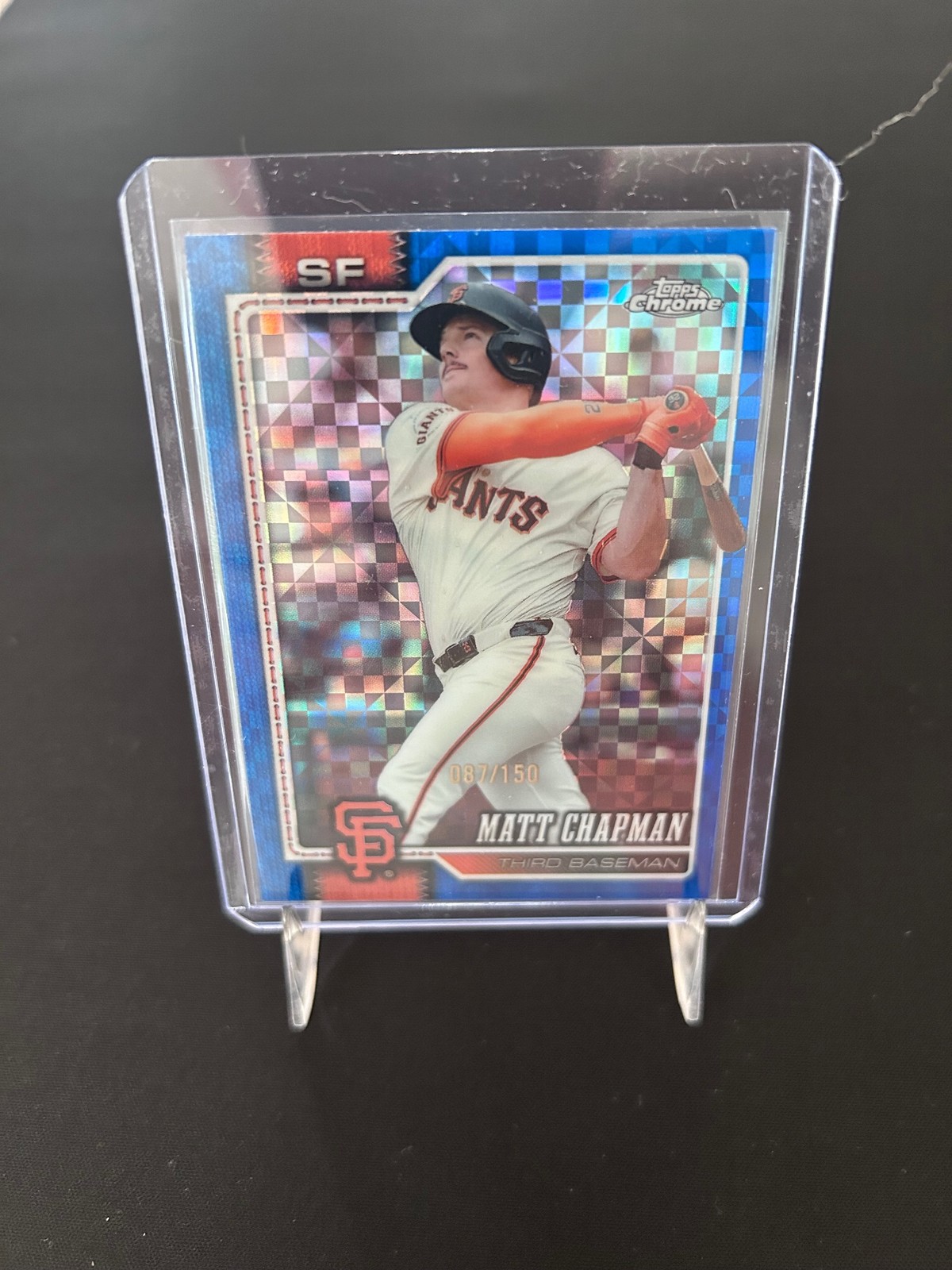 2026 Topps Chrome #193 Matt Chapman Blue X-Fractors #/150