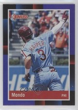 2022 Panini Donruss Retro 1988 Variation Holo Purple Bryce Harper (Mondo) 0w6