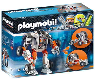 PLAYMOBIL 9251 MECH Roboter T.E.C.'s TOP AGENTS Transformationsfunktion SELTEN