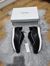 Image of Calvin Klein Black Trainers, Size UK10,5 , New With Box