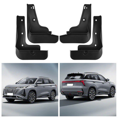 Für Changan CS75 PLUS 2023 bis 2025 ABS Schmutzfänger Vorne 270x200mm Hinten 2