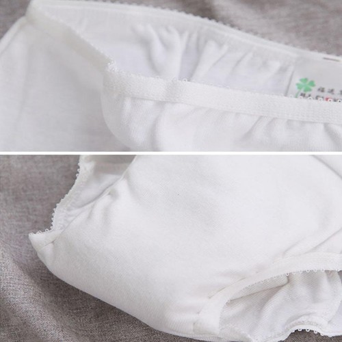 2 pezzi assorbenti lavabili incontinenza aiuto biancheria intima di cotone slip - Foto 6 di 7