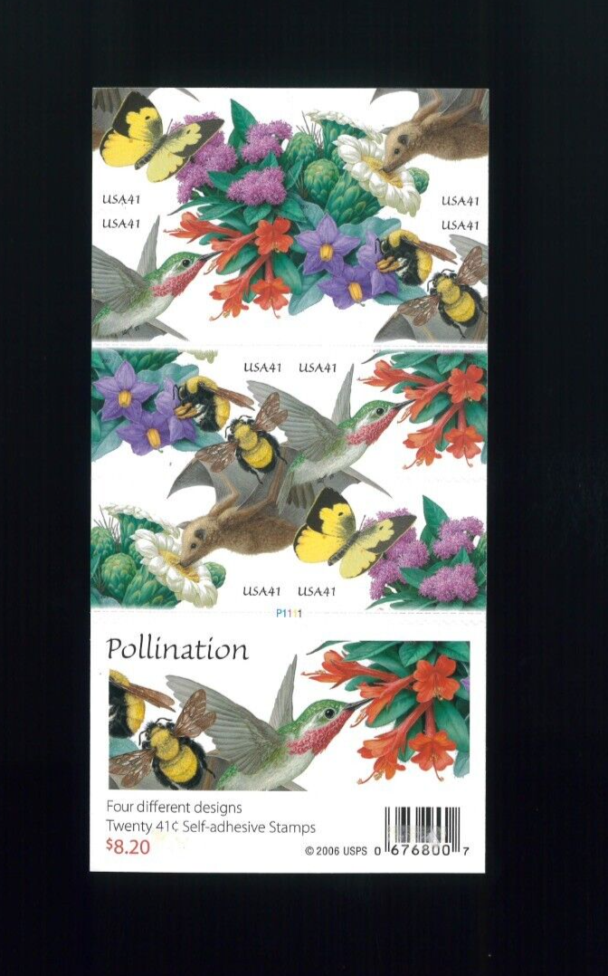 切手41 United States 41¢ Pollination Bird Bee Butterfly Postage Stamp