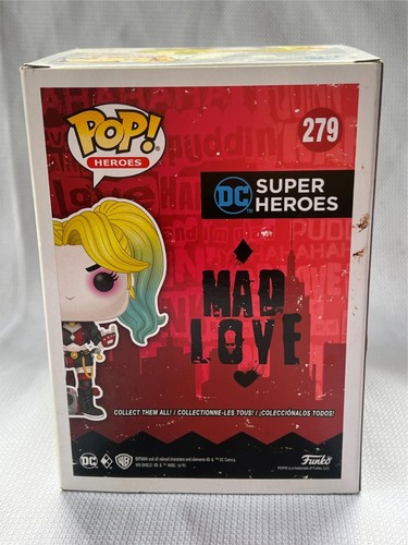 Funko POP! DC Super Heroes Harley Quinn #279 PX Previews Exclusive - Picture 3 of 6