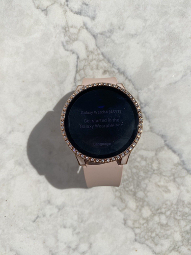 Samsung Galaxy Watch 4 40mm Pink Gold Aluminum Case Sport Band - 第 4/19 張圖片