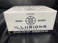2021-22 panini illusions basketball fat pack box..