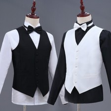 Herren Formell Anzug Weste Business Weste Solid Freizeit Ärmelloses Top Slim Fit