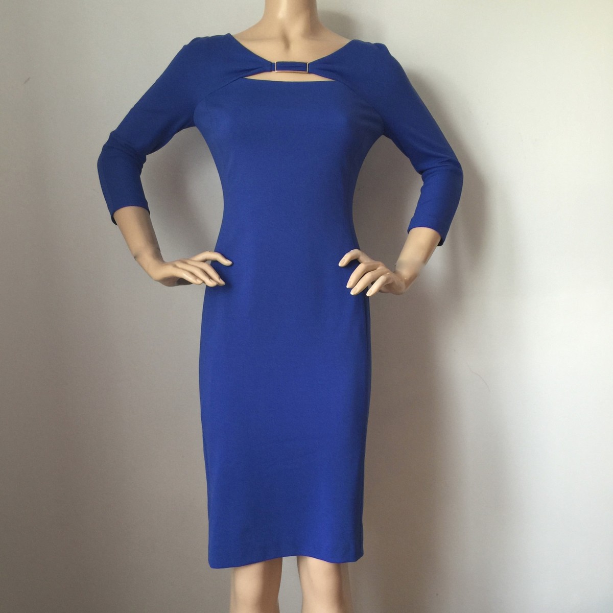 NWT Escada dress size 8 Bright blue viscose NWT Escada dress size 8 Bright blue viscose