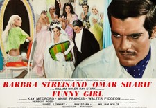Omar Sharif, Barbra Streisand - Funny Girl 1968 - 8 1/2 X 11