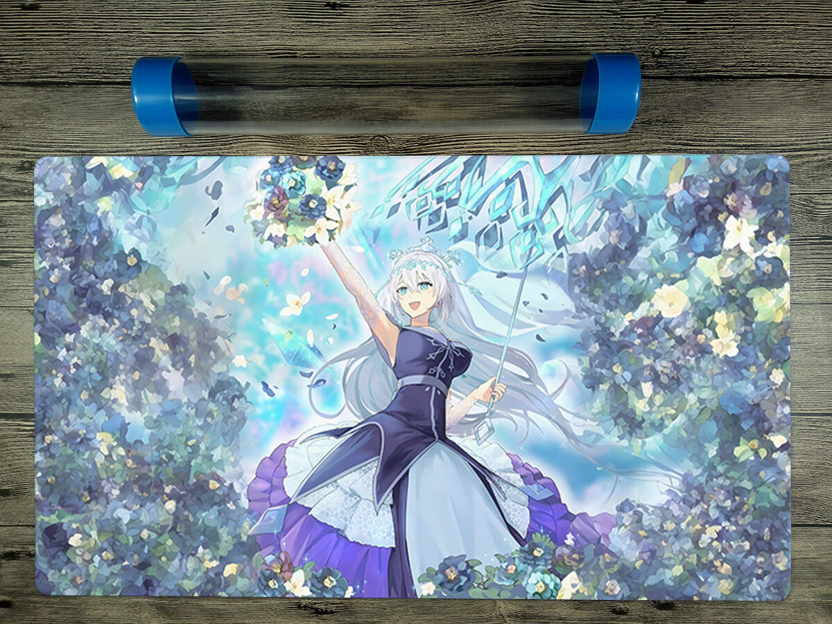 Ygomat Teardrop the Rikka Queen Trading Card Game Playmat Free