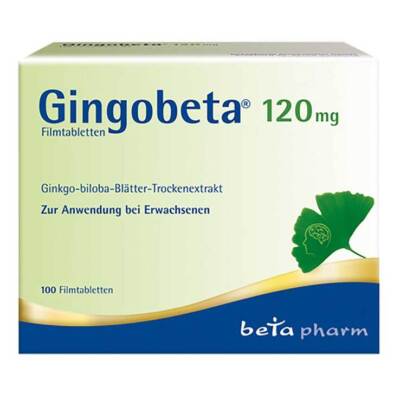 Gingobeta 120 mg Filmtabletten · 100 St · PZN 14259718