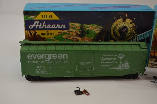 Athearn 50' Box Car Lot HO Gauge Evergreen Green Bay Western SCL 1213 1305 1361 - Picture 2 of 14