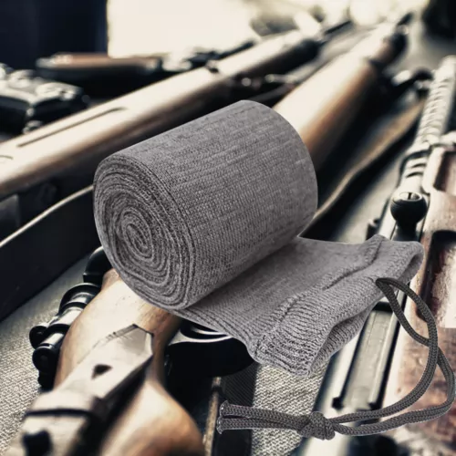 12er Pack Flinte/Gewehr Socken Jagd Gewehr Sockenhülle Silikon behandelt grau 55 Zoll - Bild 4 von 20
