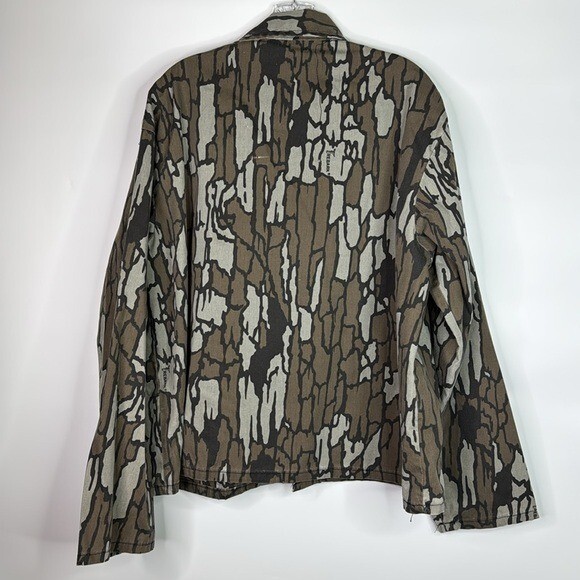 Vintage Trebark Button Lightweight Jacket Size XL - image 4