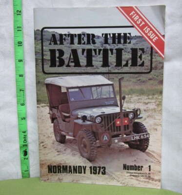 AFTER THE BATTLE vtg magazine 1944-1973 Normandy w/ Colonel James Stewart