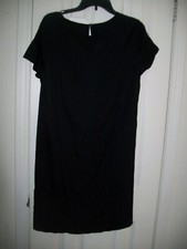 Women's Size S Washable Silk Tee Navy Dress NEW by Quince