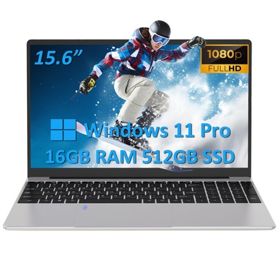 Auusda 15.6'' Laptop Intel Alder N95, 16GB RAM, 512GB SSD, Windows 11 Pro