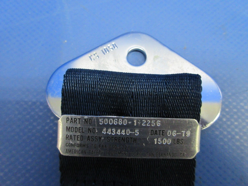 Bellanca 17-30A Viking American Safety Seat Belt P/N 500680-1-2256 (0524-1269) - Picture 7 of 9