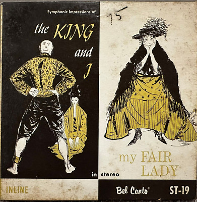 Various - The King and I & My Fair Lady Reel Tape 7 ½ ips 2trk Bel Canto - ST-19