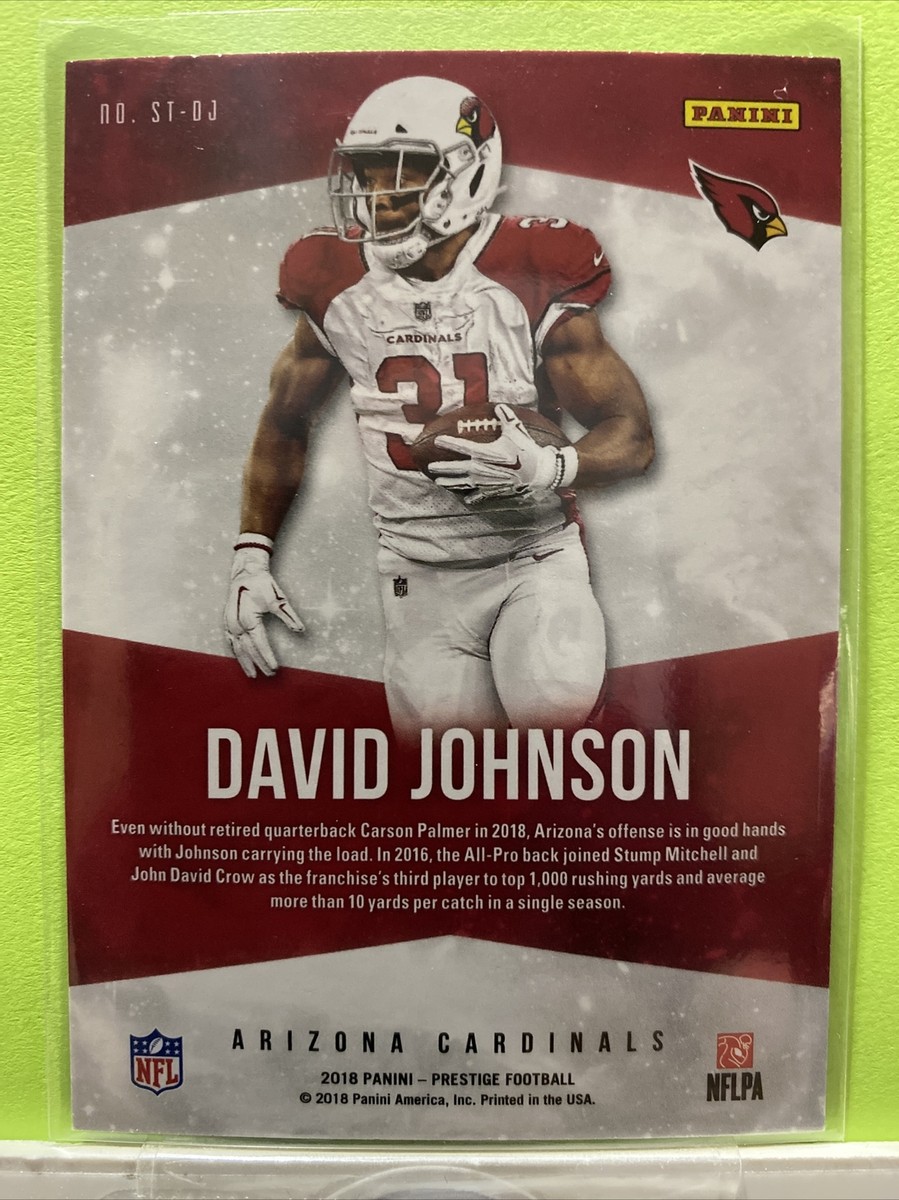 2018 Panini Prestige Stars of the NFL David Johnson Arizona Cardinals #ST-DJ