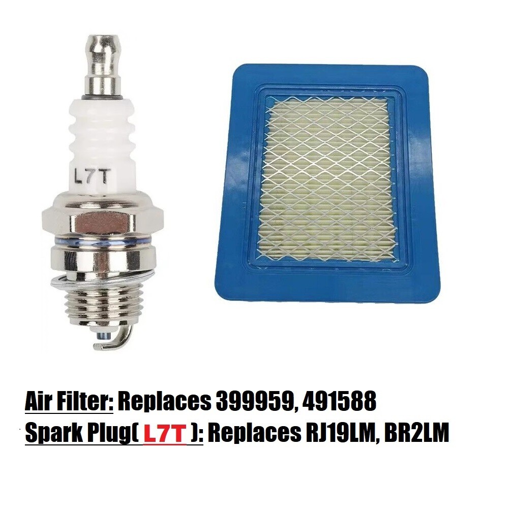 Luftfilter + Zündkerze Kit für Rasenmäher mit Briggs & Stratton 