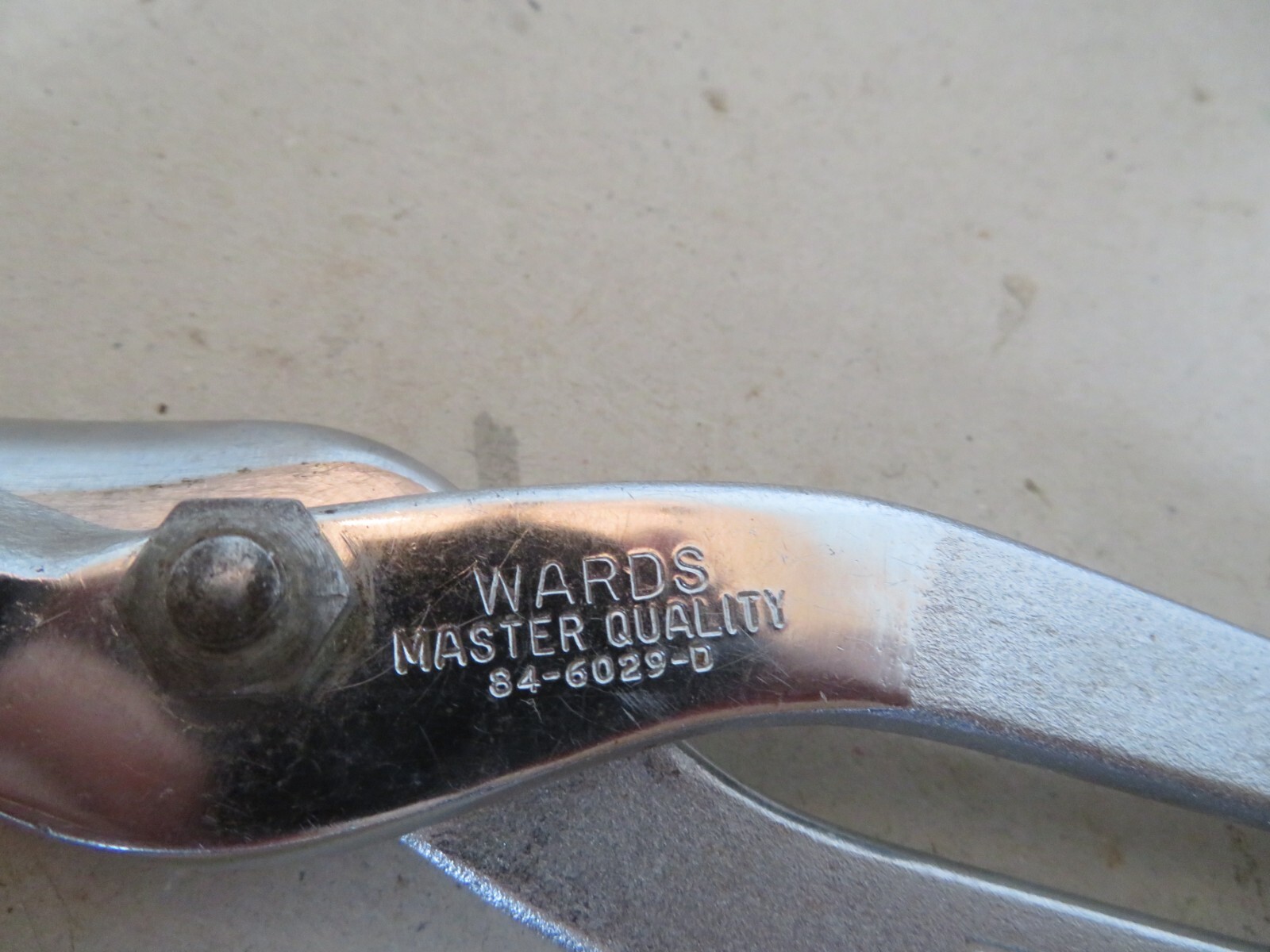 Vintage Wards Master Quality 11" Utility Snips 84-6029 D Forged, Made In The USA