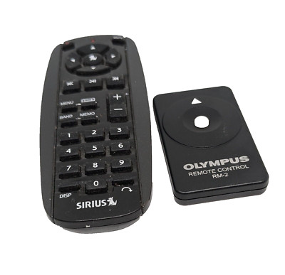 SiriusXM Universal Remote Control & Olympus Remote Control Untested