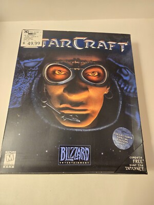 StarCraft (PC, 1998) *Big Box - Terran Cover Collectors Special Edition Box*