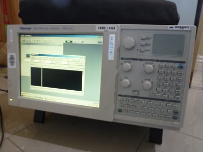 TEKTRONIX TLA 714 LOGIC ANALYZER w/ 4x P6417 & TLA7M3  #207130-fL               