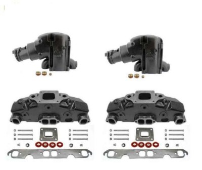 MerCruiser Dry Joint V8 Exhaust Manifold Riser Kit 5.0l 5.7l 865735a02 864591T02