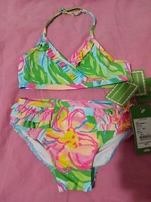 Lilly Pulitzer Girls Sunny Bikini So A Peeling 68 Size 2 NWT RARE