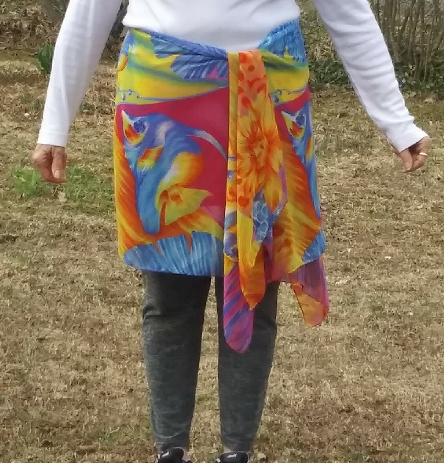 PEPPERMINT BAY Extra Large Multifunctional Scarf … - image 3