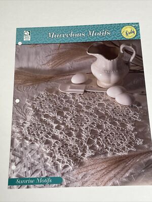 Sunrise Motifs House of White Birches Crochet Doily Pattern