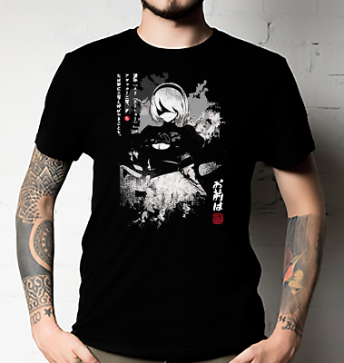 M〜L　(2B)　Tシャツ　NieR:Automata Ver1.1a　ステッカ M〜L (2B) Tシャツ NieR:Automata Ver1.1a ステッカの通販 by