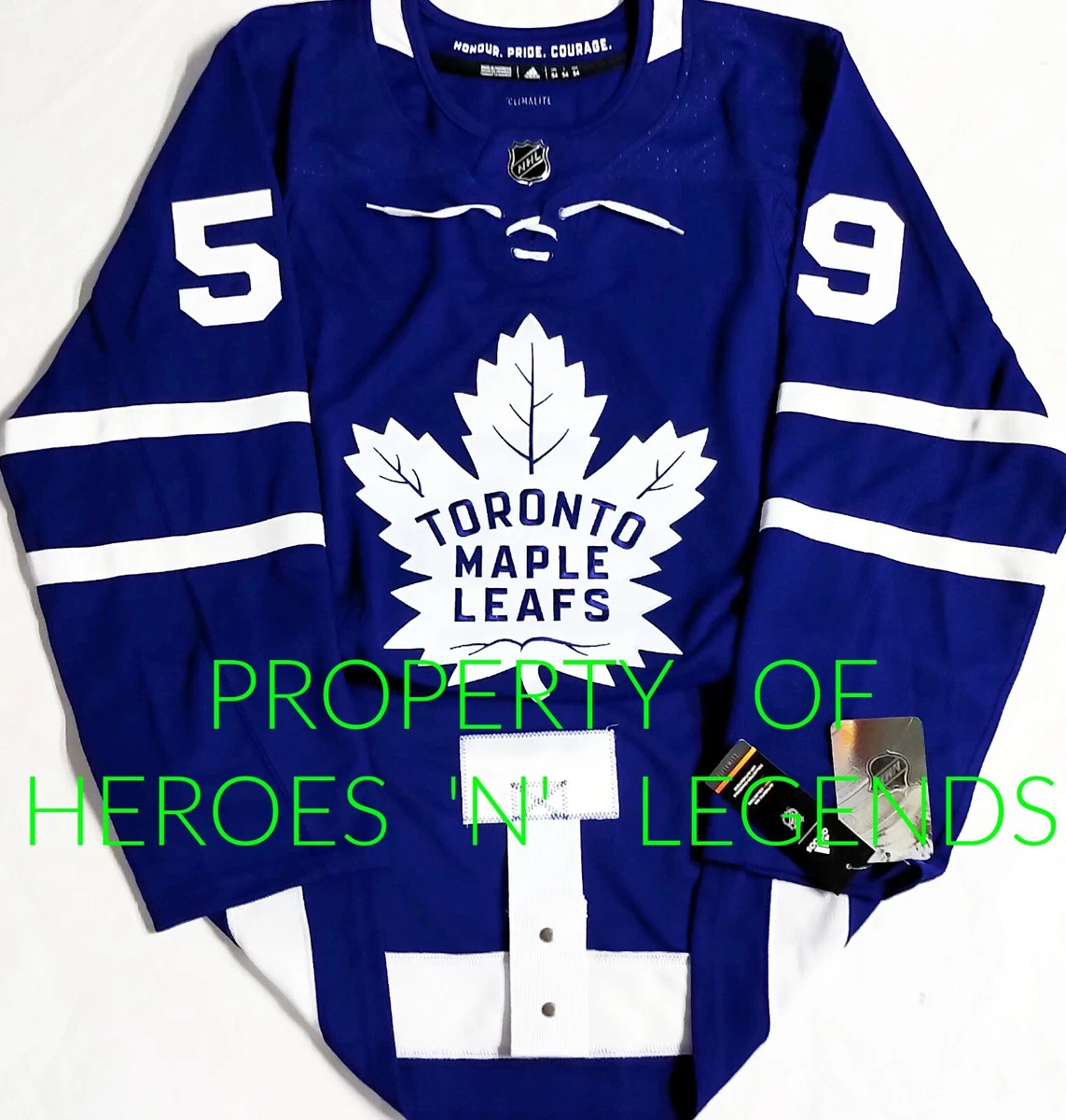 AUTHENTIC Vintage Toronto Maple Leafs CCM NHL Hockey Jersey 52