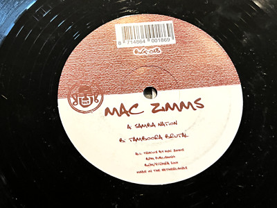 Mac Zimms - Samba Nation, 2001  Vinyl, 12'', 45 RPM Record Tribal House