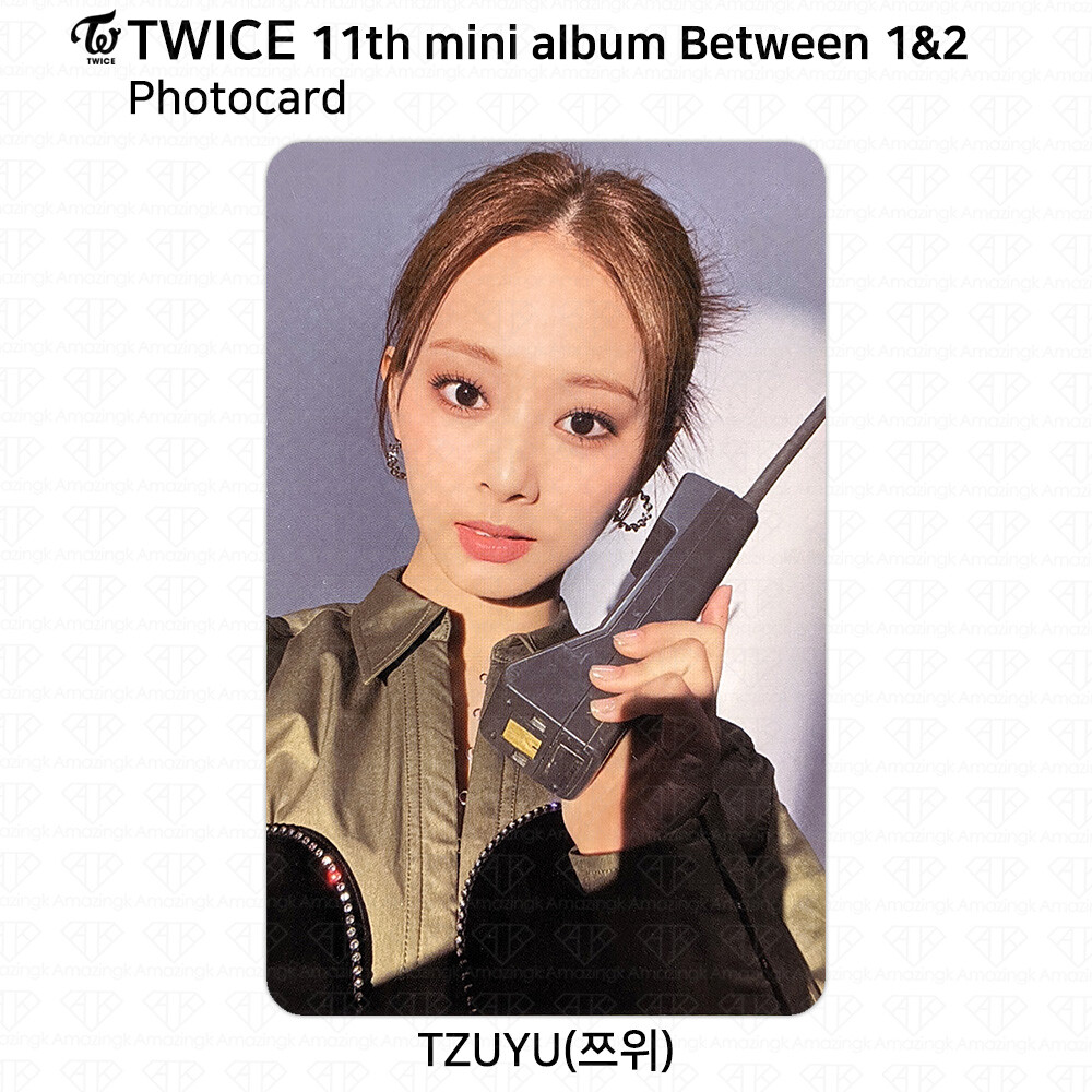 TWICE 11th Mini Album Between 1&2 Tzuyu Photocard Postcard