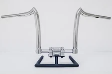 KST Kustom Spearhead 14" Polished Vanguard Handlebars Harley FLTR FLHR 1"