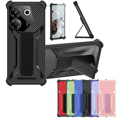 for Tecno CAMON 20 Pro 5G Phone Case Cover Glass Screen Protector A1