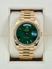 NEW 2025 Rolex Day-Date 40mm 228238 Presidential Green Dial
