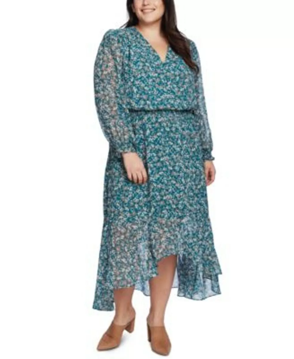 1 state top high low dress