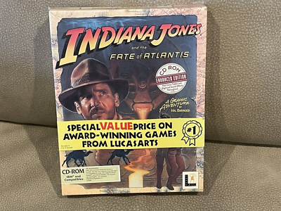 PCゲーム　INDIANA JONES/FATE of ATLANTIS Indiana Jones and the Fate of Atlantis PC CD-ROM Enhanced Edition