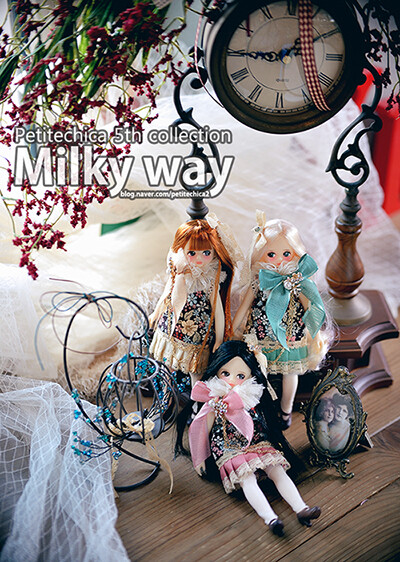 Korea hand made doll chicabi putite chika milkyway Io White