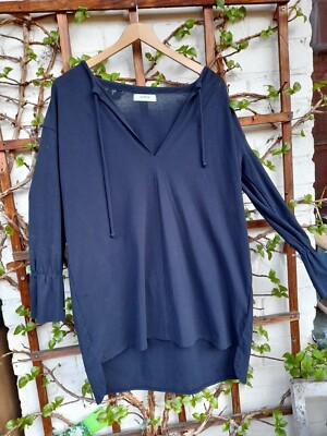 Alpha Studio 44 L nachtblau fast Schwatz Top Pulli Bluse guter Zustand