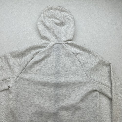 Russell Hoodie Men Medium Fusion Knit Full Zip Athletic White Performance Jacket - Picture 5 of 9