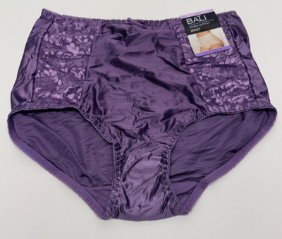 Bali Double SUPPORT Brief Panties DFDBBF Silky Lace Womens Size M  NWT